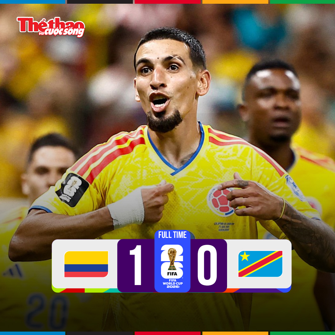 Colombia giành vé vào vòng 32 đội World Cup 2026 nhờ khoảnh khắc tỏa sáng của Daniel Muñoz